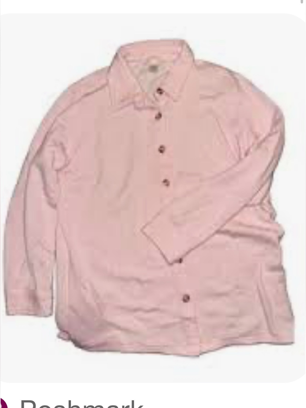 NWT Victoria's Secret Pink Brushed Modal Fleece Oversized Sleep Shirt